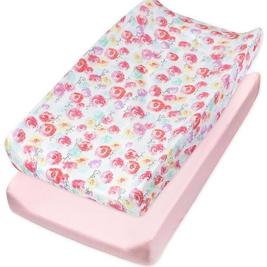 Order The Honest Company® 2-Piece Organic Cotton Printed and Terry Changing Pad Cover Set food online from Buybuy Baby store, Nashua on bringmethat.com