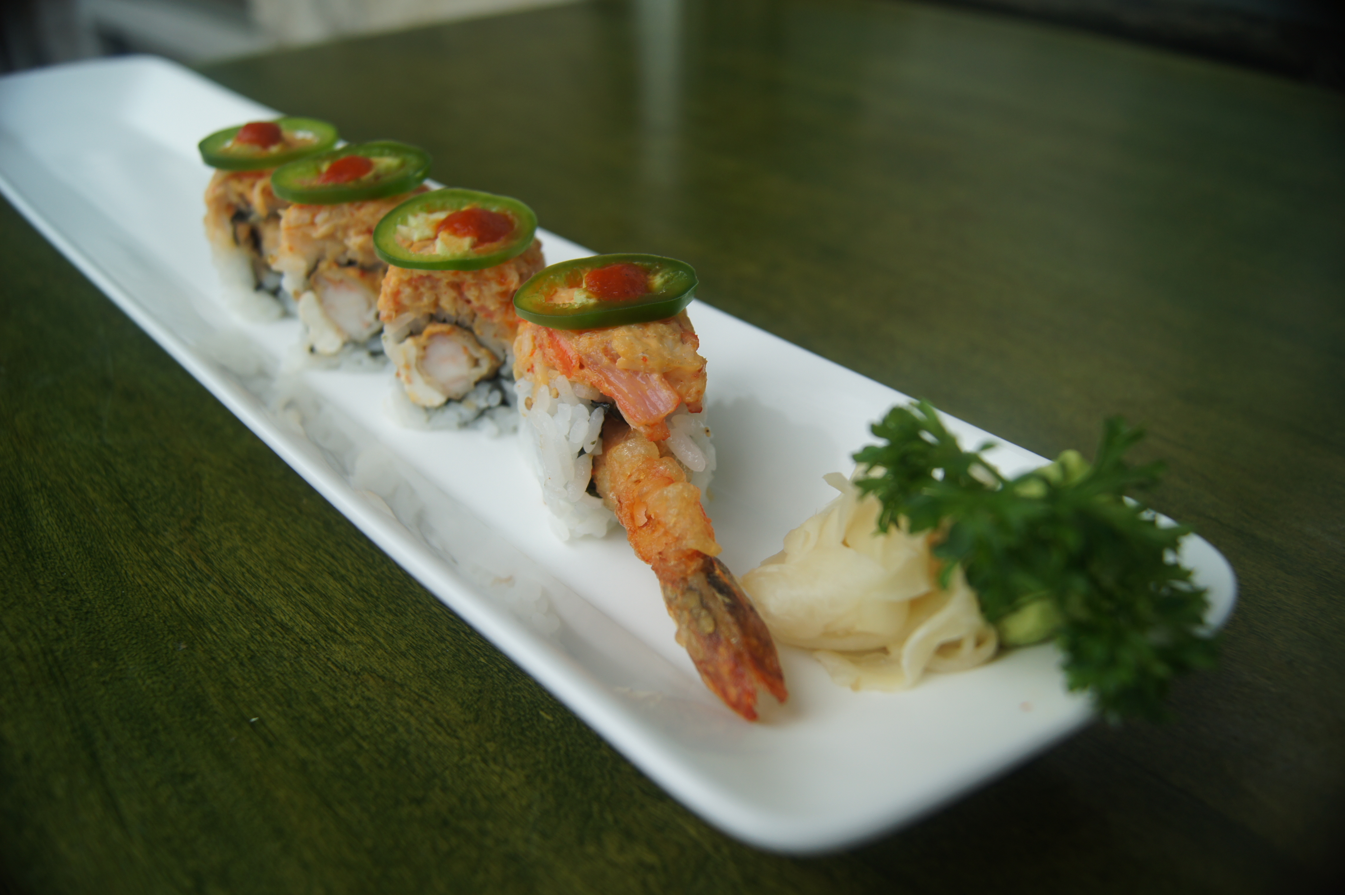Order Firecracker Roll  food online from Kooma Sushi store, Columbus on bringmethat.com
