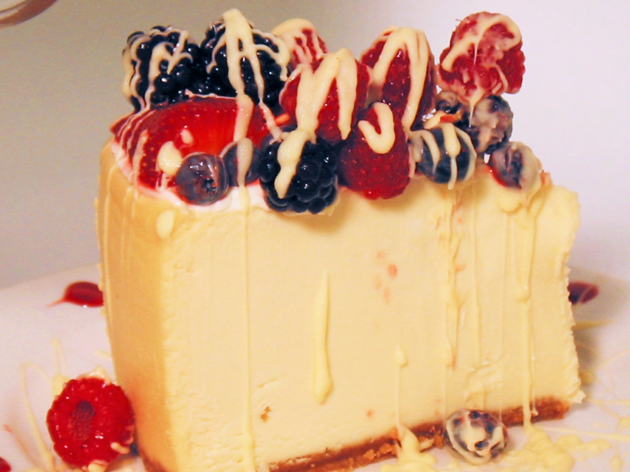 Order Mixed Berry Cheesecake food online from Tv Deli & Diner store, Trenton, MI on bringmethat.com
