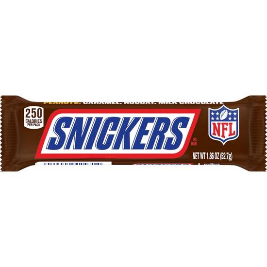 Order Snickers Singles Size Chocolate Candy Bar food online from Exxon Food Mart store, Port Huron on bringmethat.com