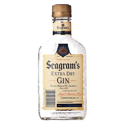 Order Seagram's Extra Dry - 200ml/Single food online from Bottle Shop & Spirits store, Los Alamitos on bringmethat.com