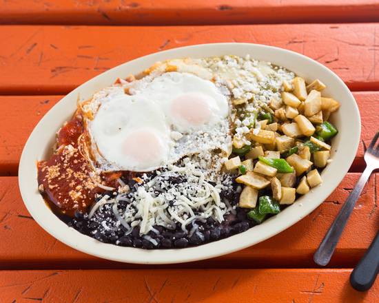 Order Chilaquiles food online from El Sancho Loco Taqueria store, Thousand Oaks on bringmethat.com