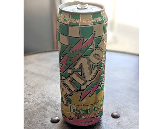 Order AZ Tea with lemon tall can food online from The 4th Avenue Delicatessen store, Tucson on bringmethat.com
