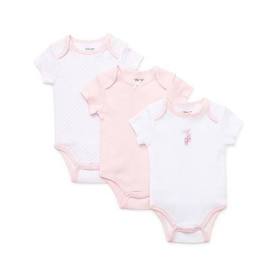 Order Little Me® Size 3M 3-Pack Ballerina Bodysuits in Pink food online from Bed Bath & Beyond store, Lancaster on bringmethat.com