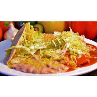 Order Beef Taco & Enchilada food online from Aliberto Jr Fresh Mexican Food store, Riverside on bringmethat.com