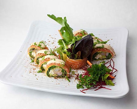 Order San Francisco Roll food online from Kumori Sushi & Teppanyaki - Nolana store, Mcallen on bringmethat.com