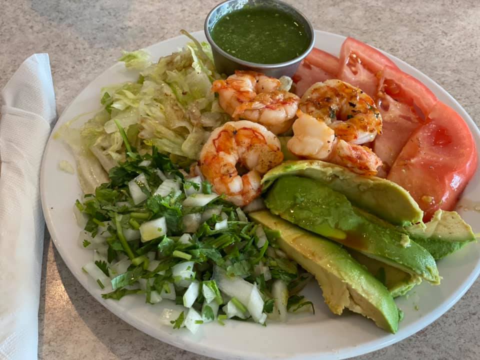 Order Fajitas de Camarones - Shrimp food online from Tacos El Norte store, Mundelein on bringmethat.com