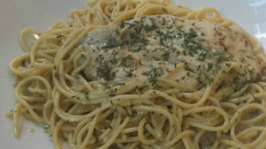 Order Chicken Piccatta Pasta food online from Citrus store, West Hollywood on bringmethat.com