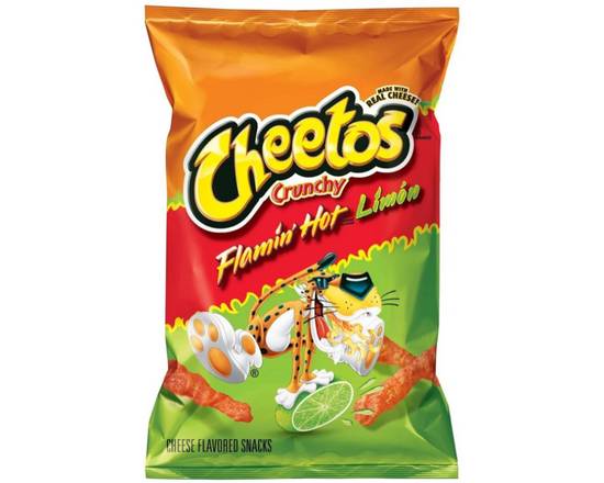 Order Cheetos Crunchy Flamin' Hot (15 oz) food online from Huck Market store, Dupo on bringmethat.com