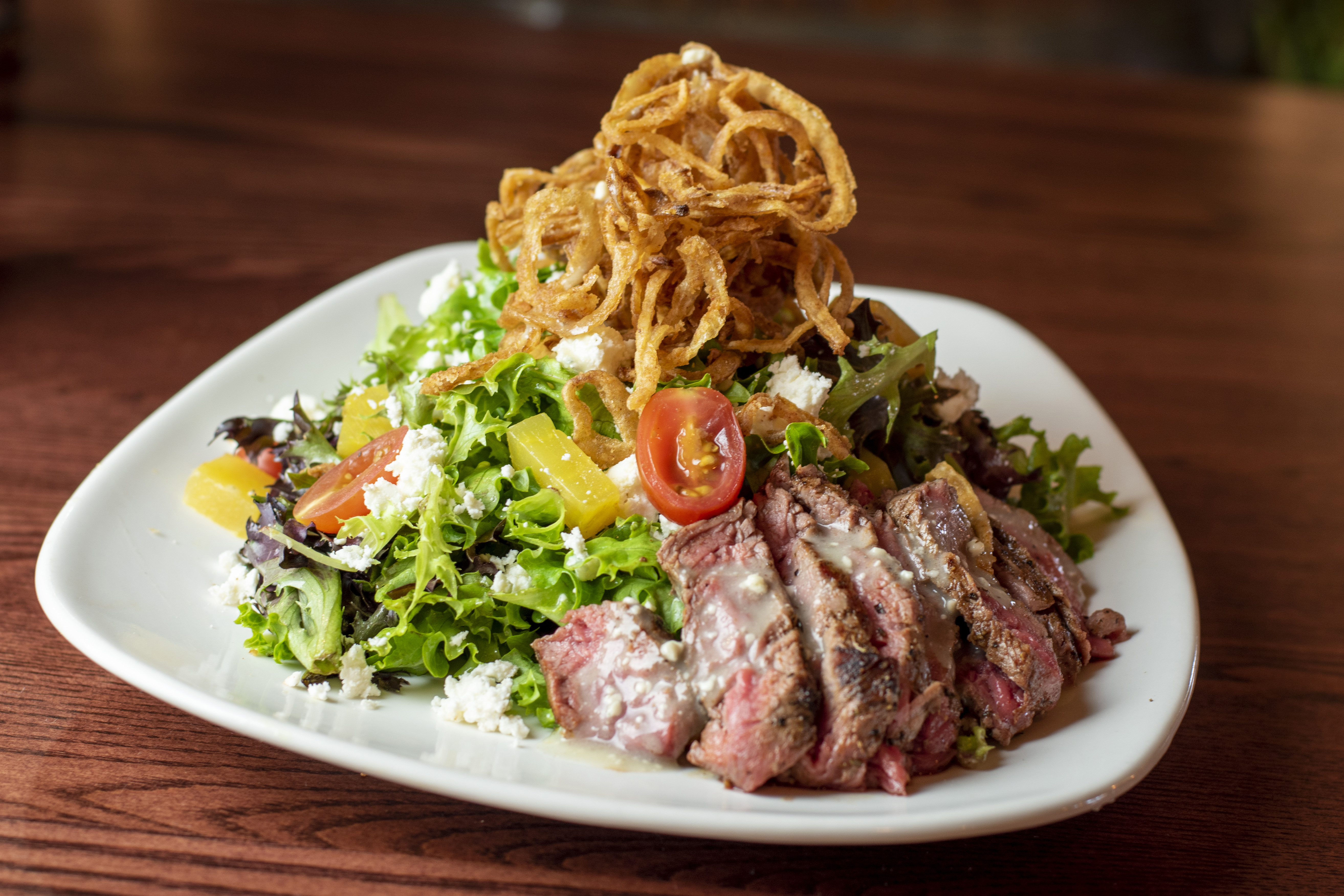 Order Steakhouse Salad food online from D.H. Lescombes Winery & Bistro store, Albuquerque on bringmethat.com