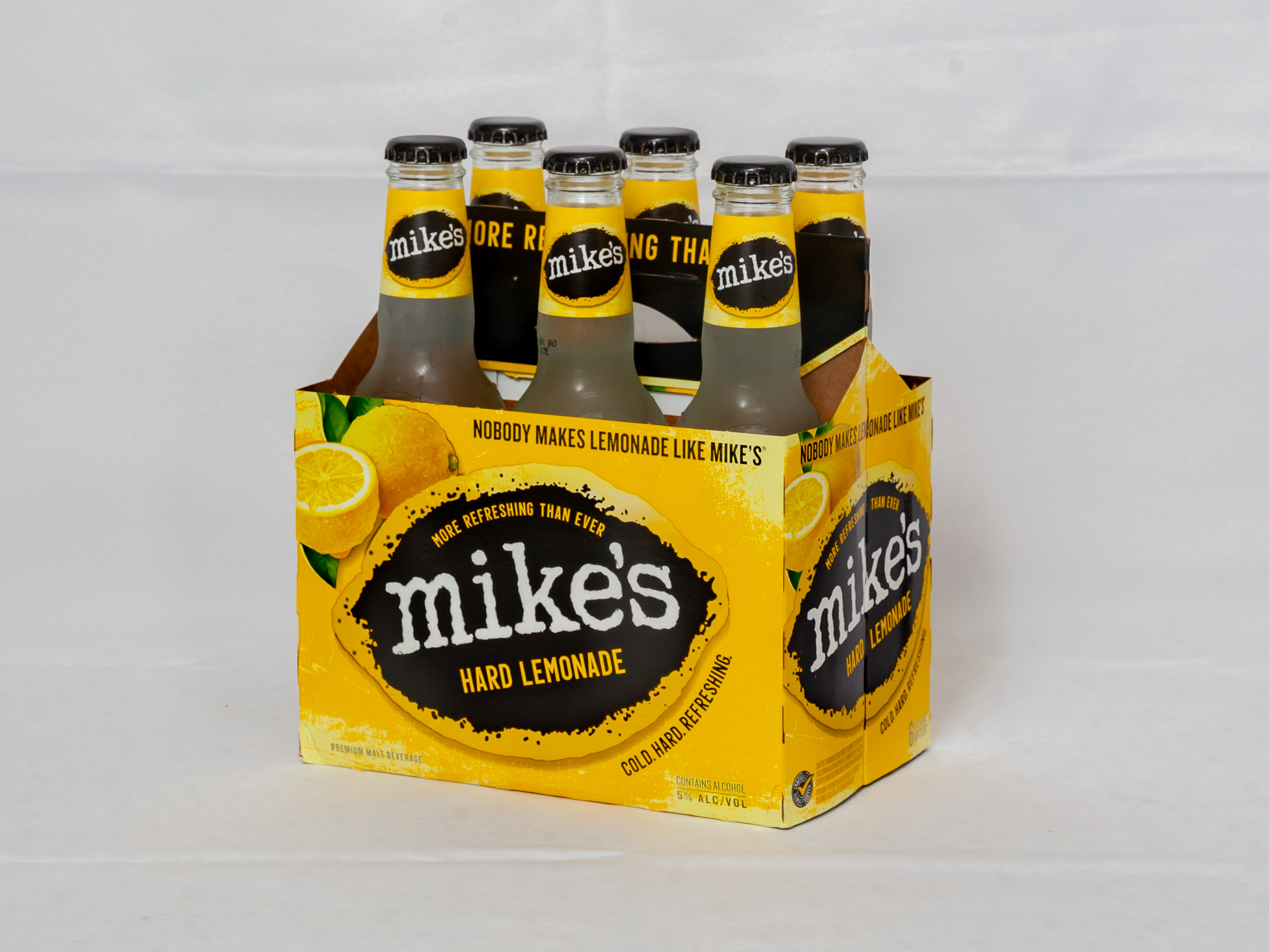 Order Mikes Hard Lemonade 6 Pack Bottles 11.2 OZ food online from Country Club Hills Food And Liquor store, Country Club Hills on bringmethat.com