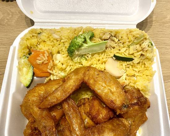 Order 6 Wings Combo  food online from Dragon Boat Charlotte store, Charlotte on bringmethat.com
