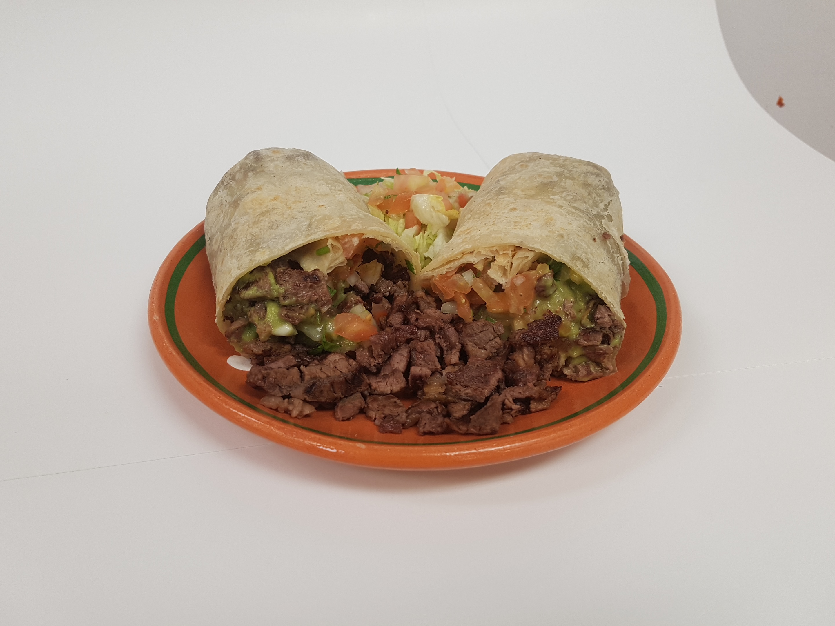 Order California Burrito food online from Rivas Mexican Grill #5 store, Las Vegas on bringmethat.com