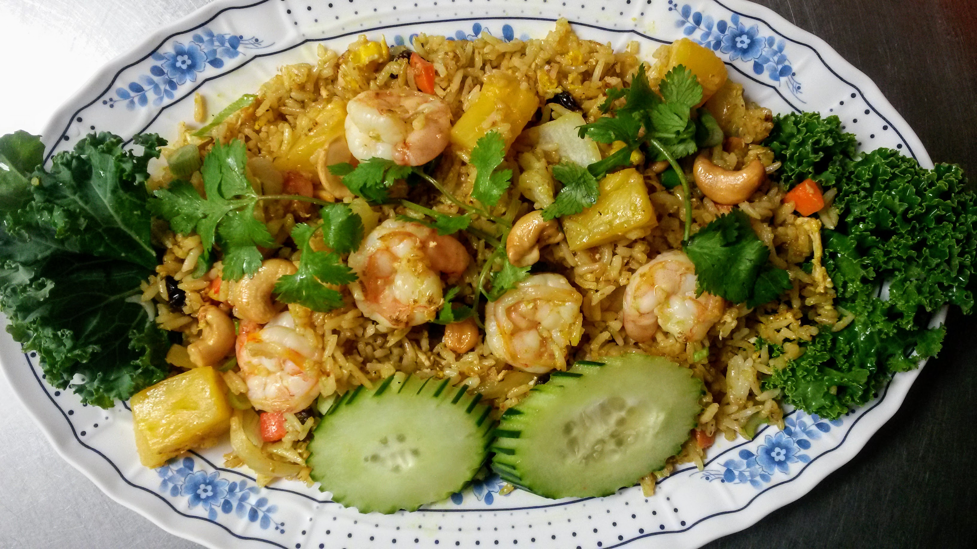 Order 40. Pineapple Fried Rice food online from Thai Nary BBQ store, Azusa on bringmethat.com