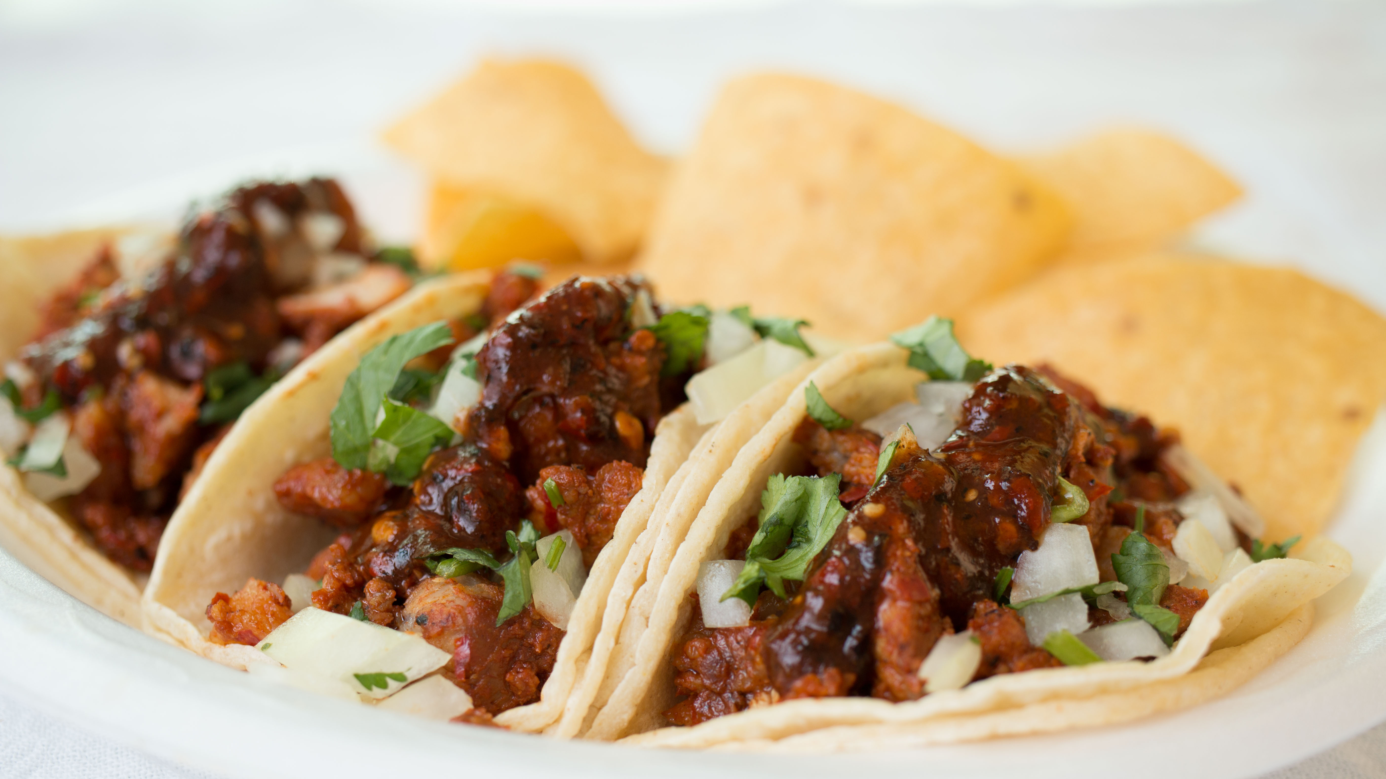 Order 10 Carne Asada Tacos (Plain) food online from Durango Taco Shop store, Las Vegas on bringmethat.com