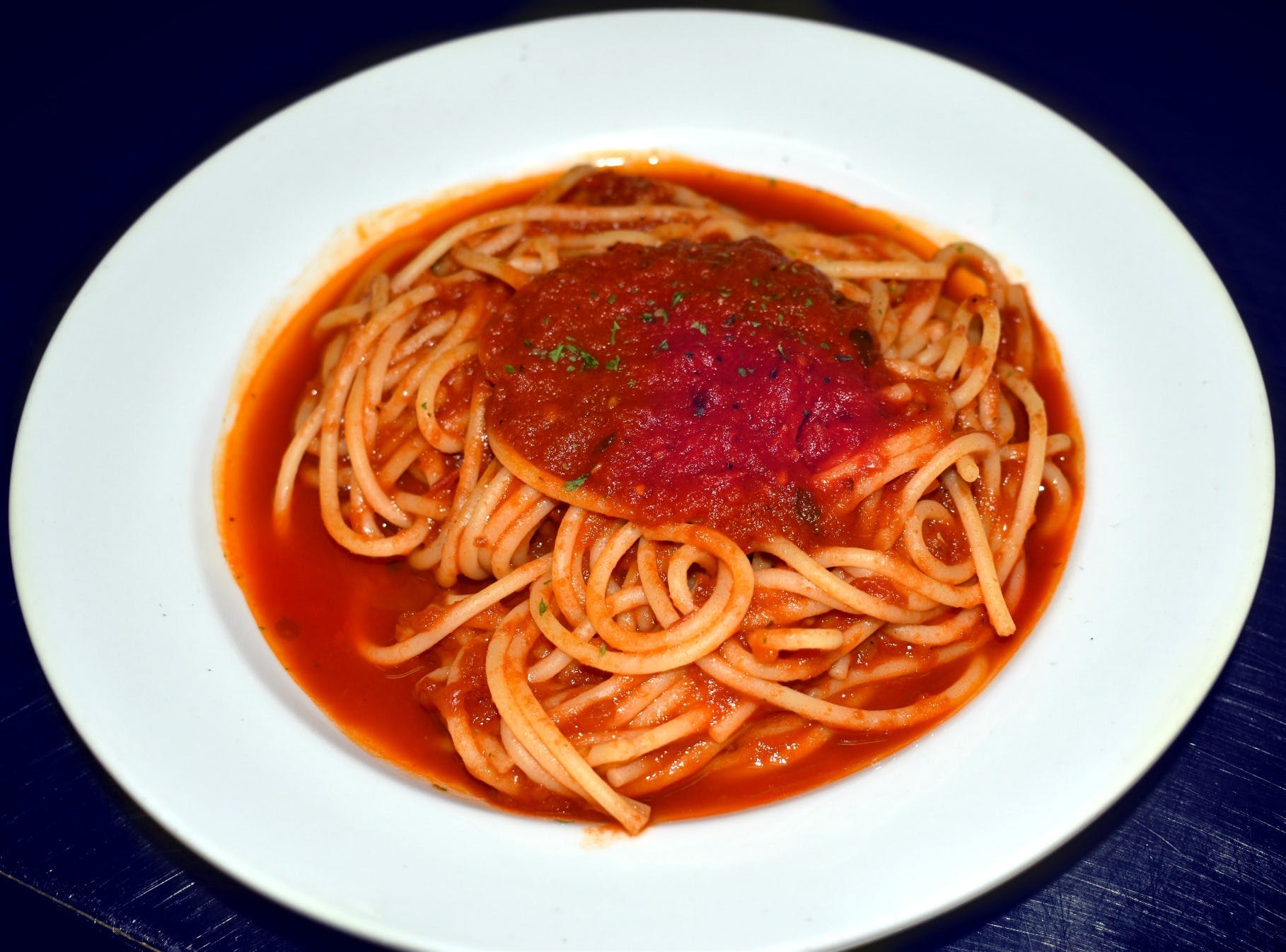 Order Spaghetti with Marinara Sauce - Pasta food online from Napoli Pizza store, Henderson on bringmethat.com
