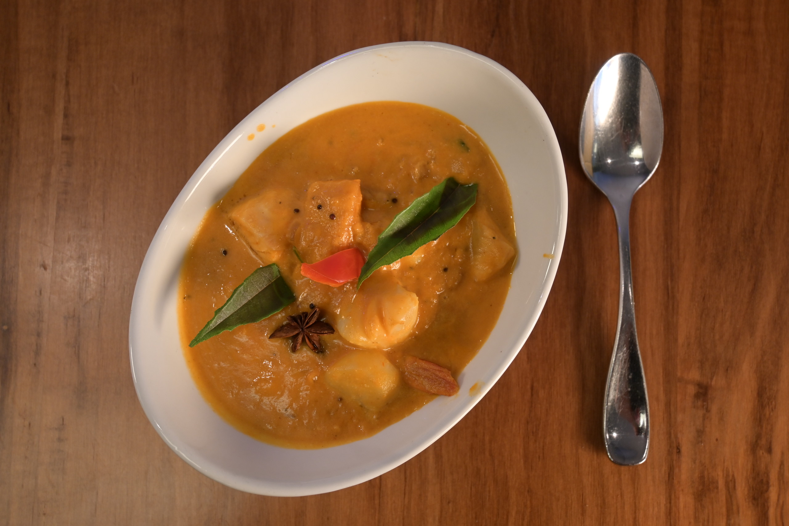 Order Seafood Kerala Curry-D food online from Zaika Indian Cuisine store, Littleton on bringmethat.com
