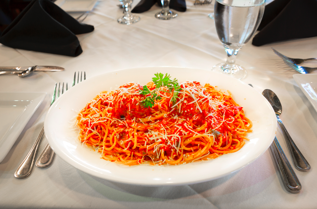 Order Spaghetti con Polpette food online from Anthony Lounge & Ristorante store, Murrieta on bringmethat.com