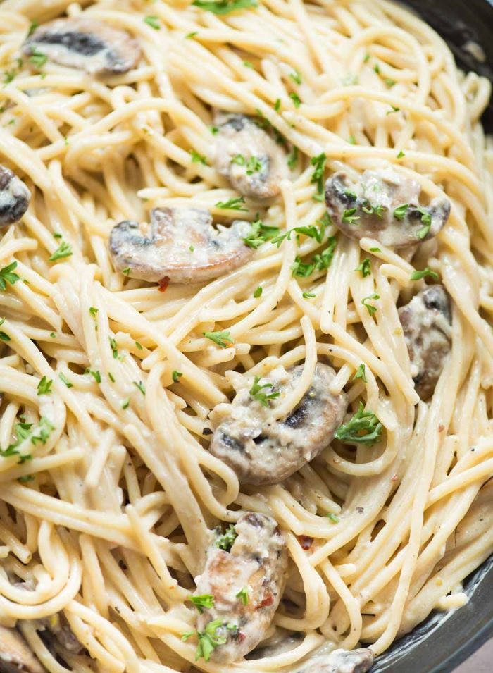 Order Pasta with Mushroom Sauce - Pasta food online from Lunetta pizza store, New York on bringmethat.com