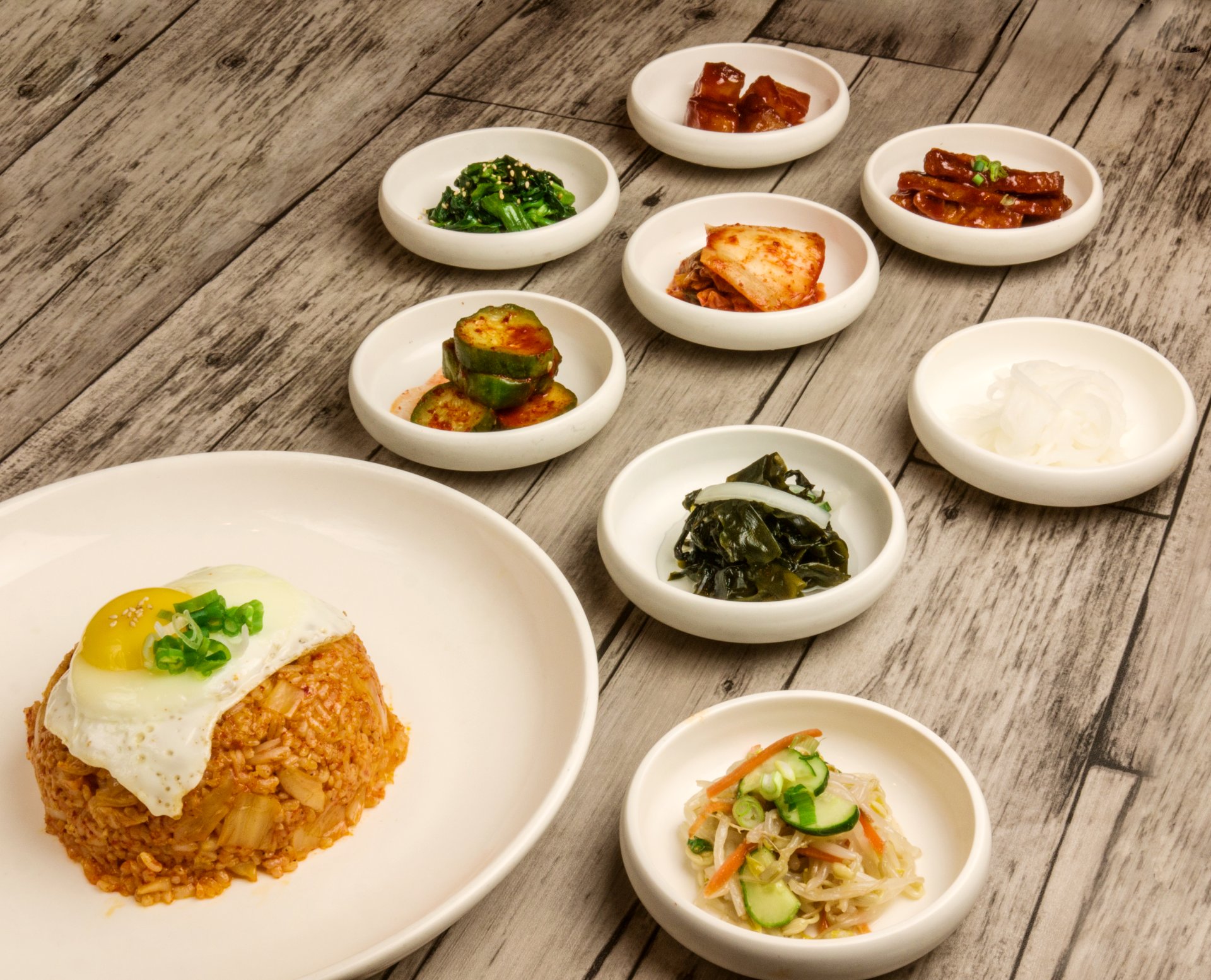Order Kimchi Fried Rice food online from Korea Garden Restaurant store, Houston on bringmethat.com