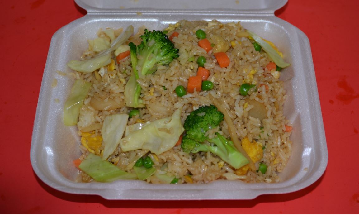 Order FR9. Vegetable Fried Rice food online from Canton Express store, Plano on bringmethat.com