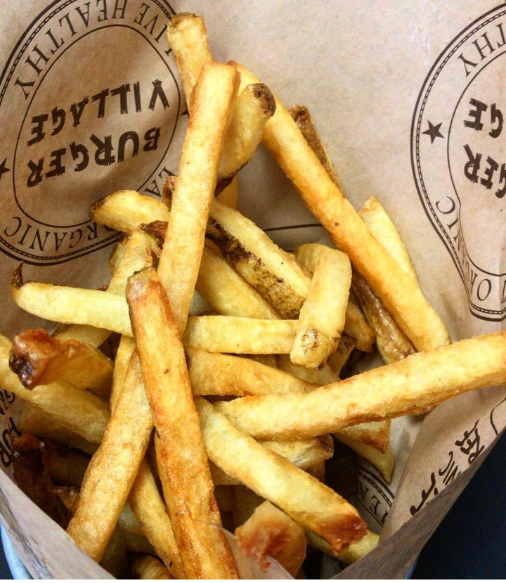 Order Large French fries food online from Burger village store, Brooklyn on bringmethat.com