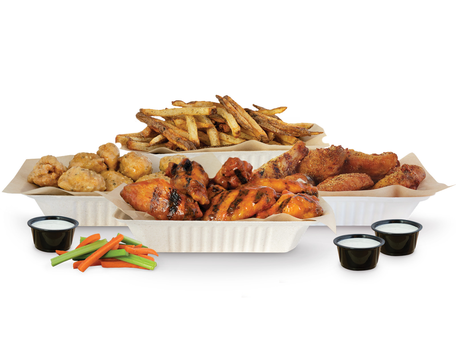 Order 24 Piece Classic Wing Family Pack food online from Zoodle² store, San Francisco on bringmethat.com