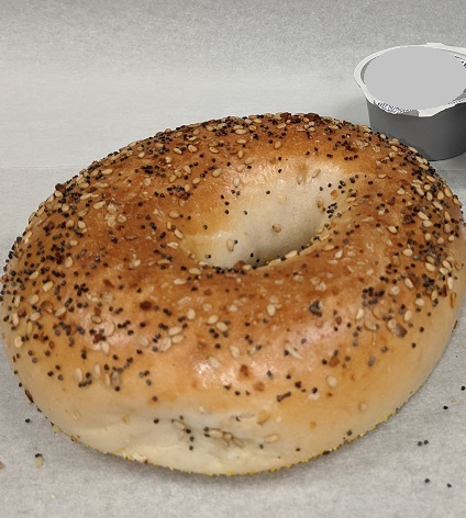Order Everything Bagel food online from Honey Dew Donuts store, Beverly on bringmethat.com