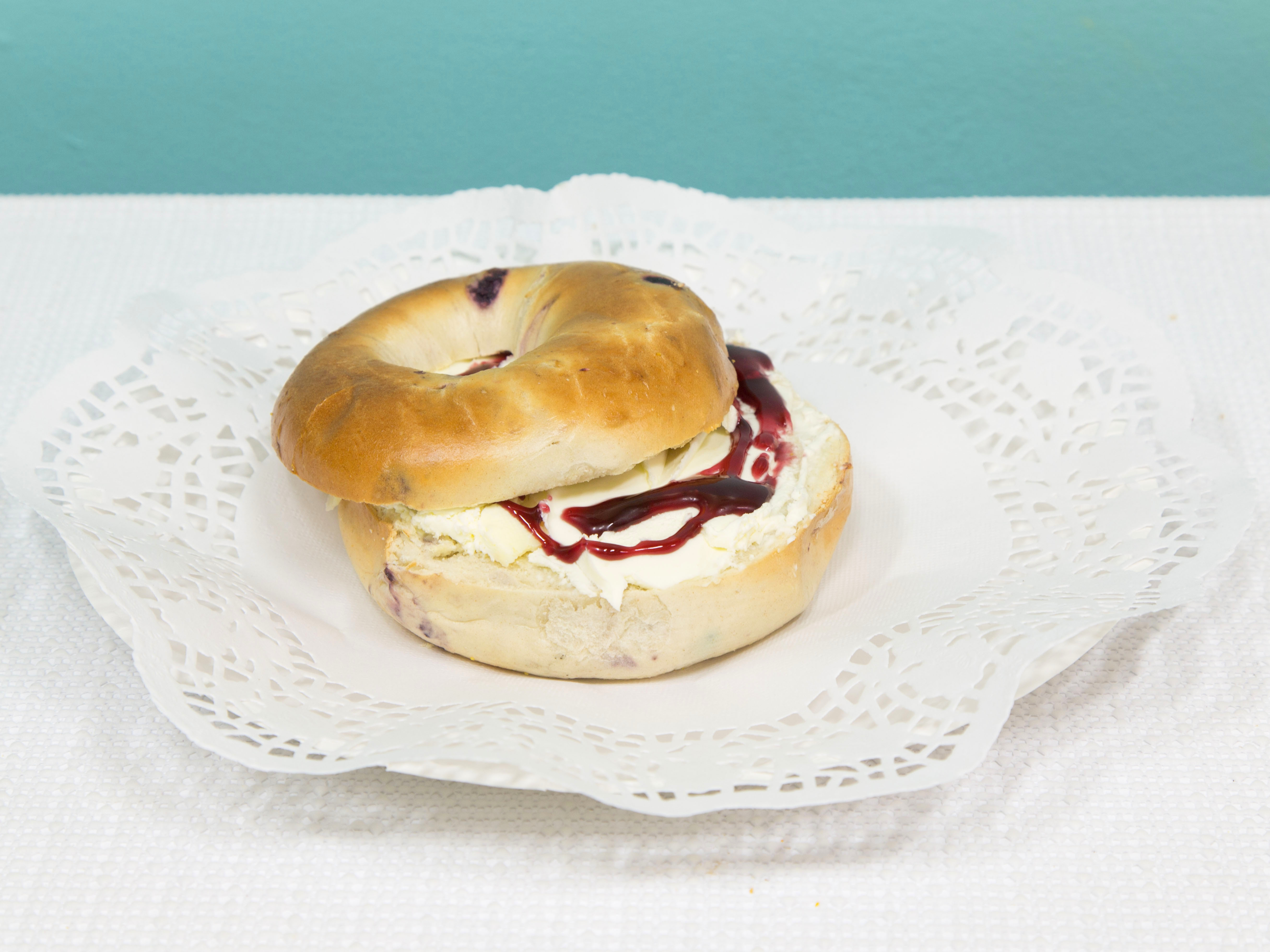 Order bagel with creem cheese food online from Live The Life Healthy store, Elizabeth on bringmethat.com