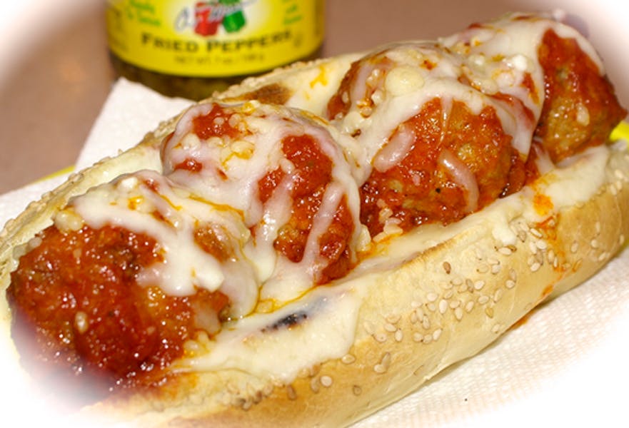 Order Meatball Parm Hero - Hero food online from Brother Bruno Pizza store, Washingtonville on bringmethat.com