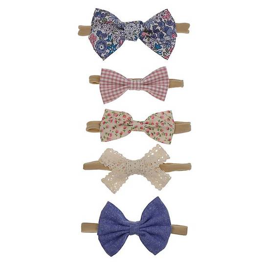 Order Capelli® Size 0-24M Bow Headwrap Box 5-Piece Set food online from Bed Bath & Beyond store, Lancaster on bringmethat.com