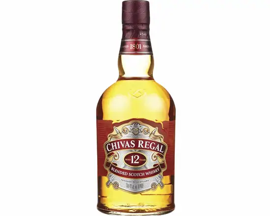 Order Chivas Regal Blended Scotch 40% abv  750ml food online from Sousa Wines & Liquors store, Mountain View on bringmethat.com