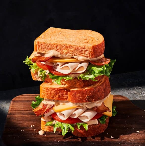 Order Bacon Turkey Bravo Sandwich food online from Panera Bread store, Louisville on bringmethat.com