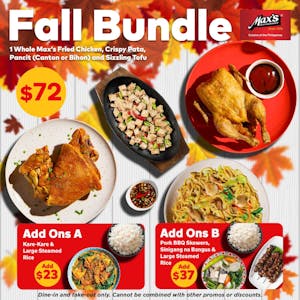 Order Fall Bundle food online from Max's Restaurant store, Chicago on bringmethat.com