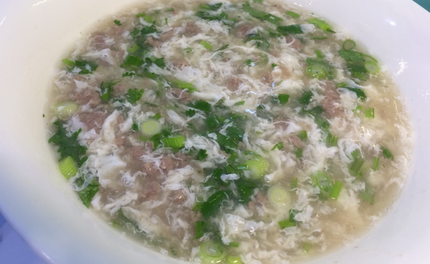 Order West Lake Minced Beef Soup food online from Pig Heaven store, New York on bringmethat.com
