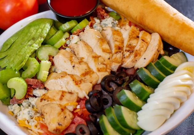 Order Ham, Turkey or Chicken Cobb Salad food online from The Boulder Tap House store, Rochester on bringmethat.com