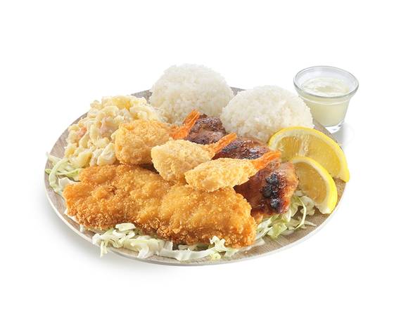 Order Seafood Mix food online from Lolo Hawaiian Bbq store, Ogden on bringmethat.com