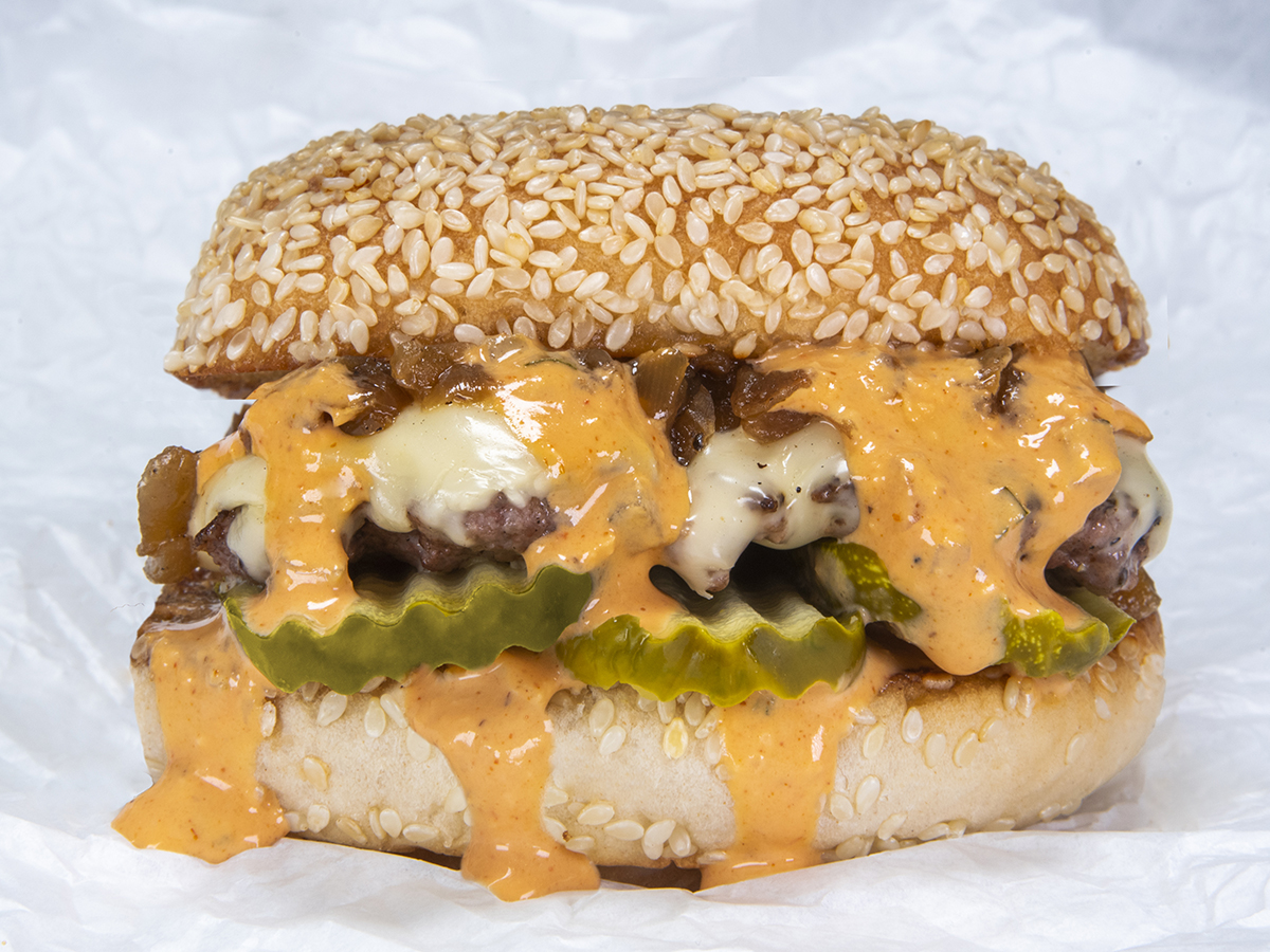 Order Smash Burger food online from Big Belly Burgers store, Denver on bringmethat.com