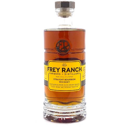 Order Frey Ranch Straight Bourbon Whiskey 750ml food online from Windy City Liquor Market store, El Cajon on bringmethat.com