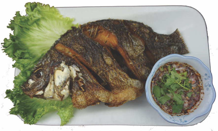 Order Deep Fried Whole Fish food online from Double Delicious Thai Cuisine store, Fountain Valley on bringmethat.com