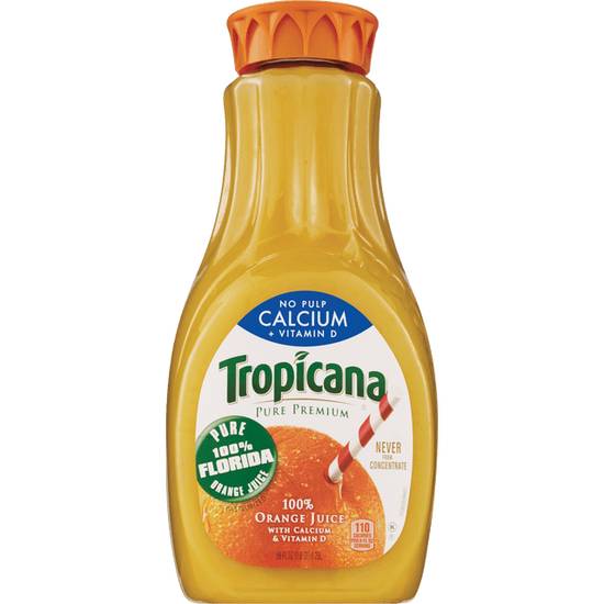 Order Tropicana Orange Juice+Calcium Not From Conc No Pulp(Bottle) food online from CVS store, FOWLER on bringmethat.com