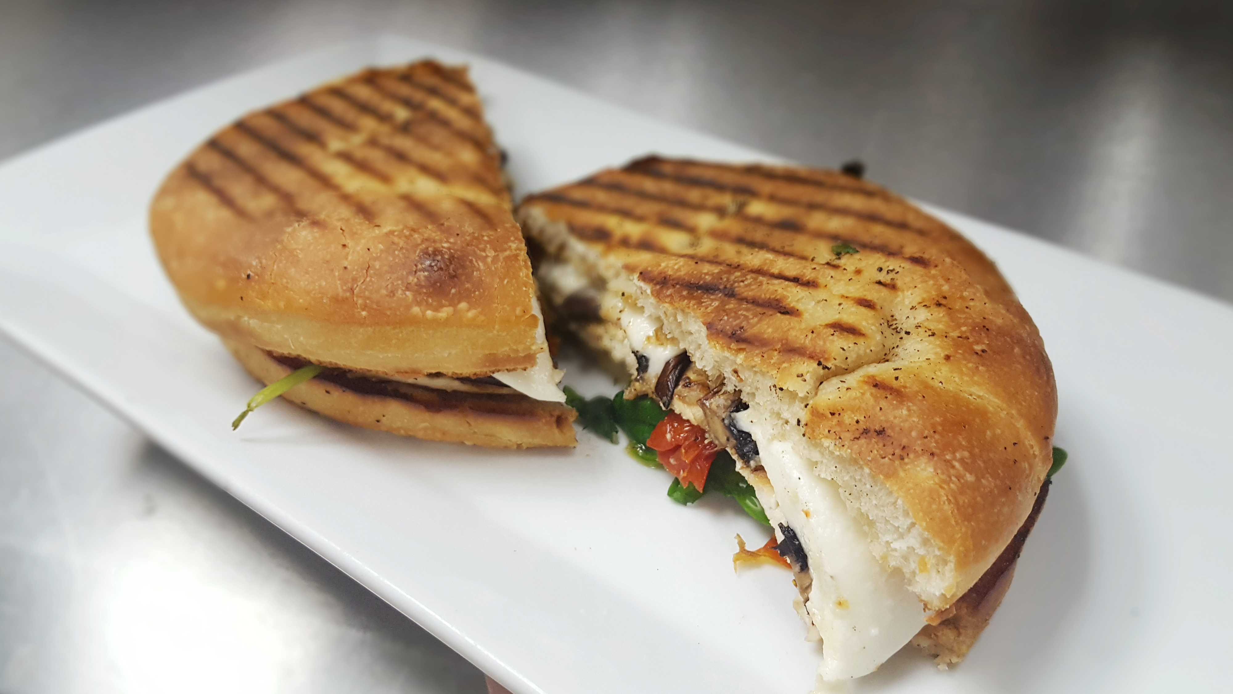 Order Caserta Panini food online from Marios Pizza Center & Restaurant store, Middlesex on bringmethat.com