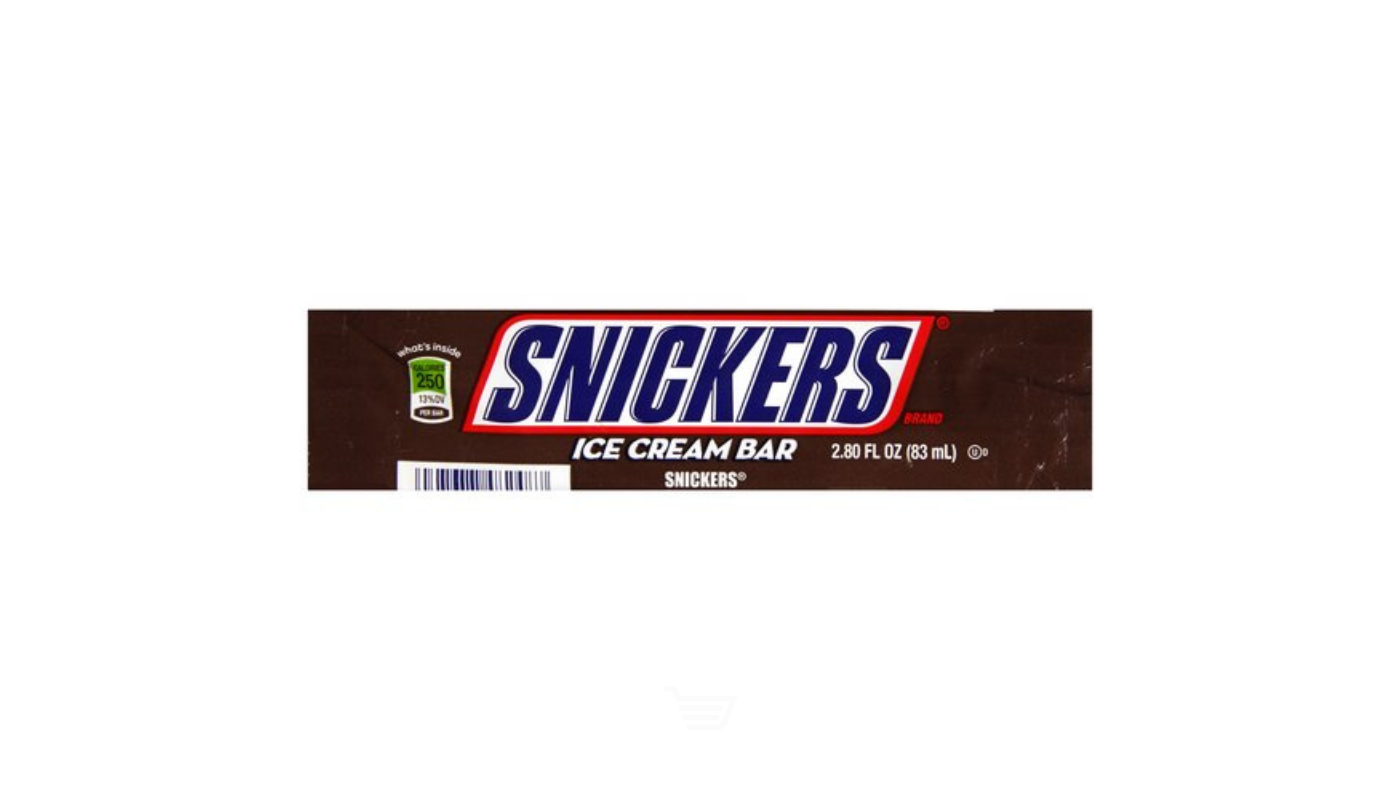 Order Snickers Ice Cream Bar 5oz Count food online from Orcutt Liquor & Deli store, Orcutt on bringmethat.com