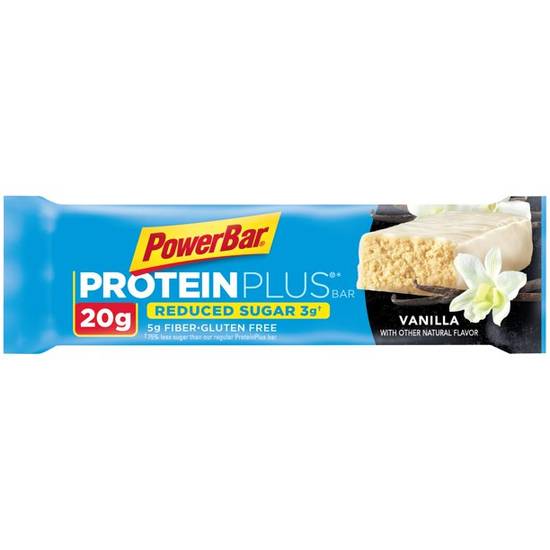 Order Powerbar Protein Plus Bar, 20 G, Vanilla food online from Pepack Sunoco store, Peapack on bringmethat.com