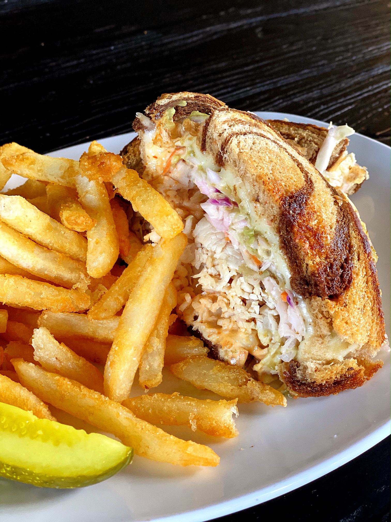 Order California Reuben Sandwich food online from Grill & Tap Room at Shadow Lake store, Penfield on bringmethat.com