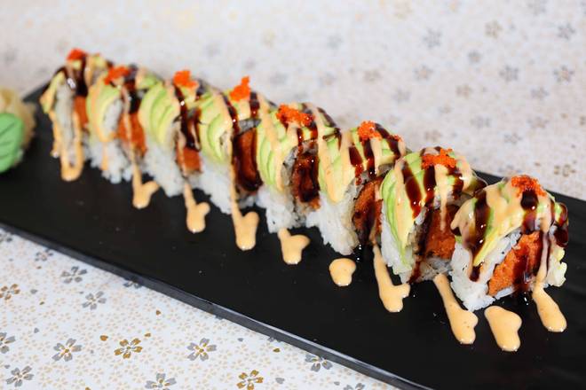 Order Caterpillar Roll(8 Pc) food online from Hibachi Express store, New Rochelle on bringmethat.com