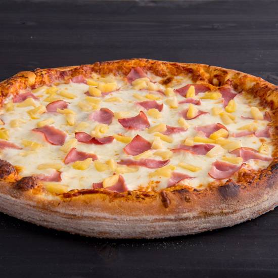 Order Thick Crust Hawaiian Pizza (12") food online from Pizzeria Bravo store, Oakland on bringmethat.com