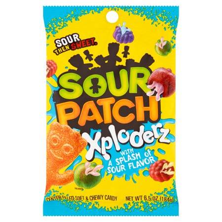 Order Sour Patch Xploderz With Sour Flavor food online from Deerings Market store, Traverse City on bringmethat.com