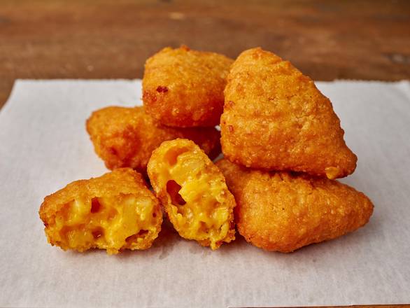 Order Mac N Cheese Bites (6 pcs) food online from Naz's Halal Food store, Levittown on bringmethat.com