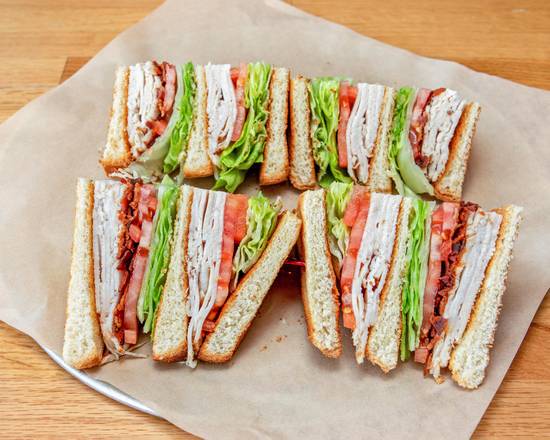 Order Turkey Club Sandwich food online from Verona Pizza and Co. store, Upper Darby on bringmethat.com